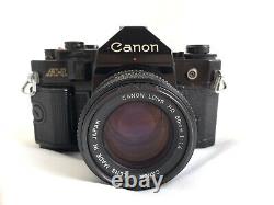 EXCELLENT Canon A-1 A1 Film Camera with canon FD 50mm F1.4 Lens C174