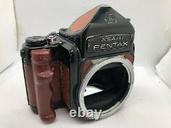 EXC+4 Pentax 6x7 67 Film Camera + TTL Finder + SMC T 75mm f4.5 Lens From JPN