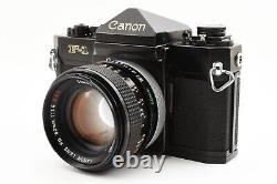 EXC+4 WithCaseCanon F-1 Film Camera Body FD S. S. C. 50mm f1.4 Lens From JAPAN