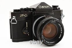 EXC+4 WithCaseCanon F-1 Film Camera Body FD S. S. C. 50mm f1.4 Lens From JAPAN