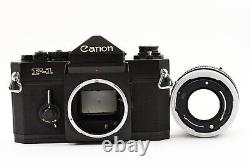 EXC+4 WithCaseCanon F-1 Film Camera Body FD S. S. C. 50mm f1.4 Lens From JAPAN