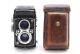 EXC+4 withCase Yashica-D TLR Film Camera Black Yashikor 80mm F3.5 Lens JAPAN