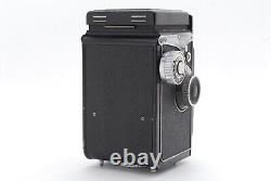 EXC+4 withCase Yashica-D TLR Film Camera Black Yashikor 80mm F3.5 Lens JAPAN