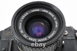 EXC+5Canon AE-1 Program Film Camera New FD 35-70mm F3.5-4.5 Lens From Japan