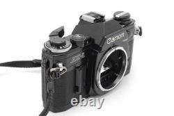 EXC+5? Canon AE-1 Black 35mm Film Camera New FD NFD 50mm F1.4 Lens From Japan