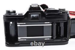 EXC+5 Canon AE-1 Black 35mm Film Camera SLR FD 50mm f/1.8 SC S. C Lens JAPAN