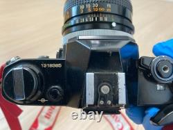 EXC+5 Canon AE-1 Black 35mm Film Camera SLR FD 50mm f/1.8 SC S. C Lens JAPAN