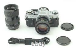 EXC+5 Canon AE-1 SLR Film Camera Body New FD 50mm f1.4 35-70mm f4 Lens JAPAN