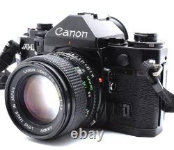 EXC+5? Canon A-1 35mm SLR Film Camera New FD NFD 50mm F/1.4 Lens From JAPAN