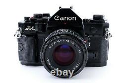 EXC 5 Canon A-1 A1 35mm SLR Film camera New FD 50mm F1.8 Lens From Japan