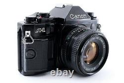 EXC 5 Canon A-1 A1 35mm SLR Film camera New FD 50mm F1.8 Lens From Japan