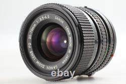 EXC+5 Canon A-1 Black 35mm Film Camera Body New FD 35-70mm F3.5-4.5 Lens JAPAN