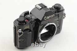 EXC+5 Canon A-1 Black 35mm Film Camera Body New FD 35-70mm F3.5-4.5 Lens JAPAN
