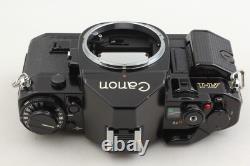 EXC+5 Canon A-1 Black 35mm Film Camera Body New FD 35-70mm F3.5-4.5 Lens JAPAN