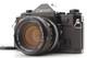 EXC+5 Canon A-1 Black 35mm SLR Film Camera Body FD 50mm F1.4 S. S. C. Lens JAPAN
