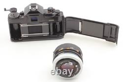 EXC+5 Canon A-1 Black 35mm SLR Film Camera Body FD 50mm F1.4 S. S. C. Lens JAPAN