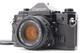 EXC+5 Canon A-1 Black 35mm SLR Film Camera Body New FD 50mm F1.8 Lens JAPAN
