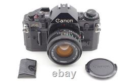 EXC+5 Canon A-1 Black 35mm SLR Film Camera Body New FD 50mm F1.8 Lens JAPAN