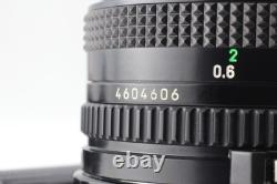 EXC+5 Canon A-1 Black 35mm SLR Film Camera Body New FD 50mm F1.8 Lens JAPAN