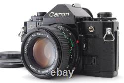 EXC+5 Canon A-1 Black 35mm SLR Film Camera NEW FD 50mm F1.4 Lens FROM JAPAN