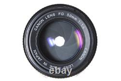 EXC+5 Canon A-1 Black 35mm SLR Film Camera NEW FD 50mm F1.4 Lens FROM JAPAN