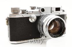 EXC+5? Canon IIIA 3A 35mm Film Camera 50mm F1.8 Lens L39 From JAPAN