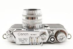 EXC+5? Canon IIIA 3A 35mm Film Camera 50mm F1.8 Lens L39 From JAPAN