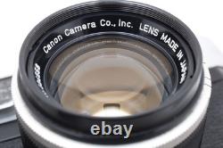EXC+5 Canon Model 7 35mm Rangefinder Film Camera 50mm f1.8 Lens From JAPAN