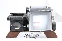 EXC+5 MAMIYA C220 Pro + 80mm f/2.8 TLR Film Camera Blue Dot Lens From JAPAN