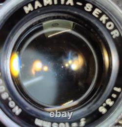 EXC+5 Mamiya C3 Pro TLR 6x6 Film Camera Sekor 105mm f/3.5 Lens From JAPAN