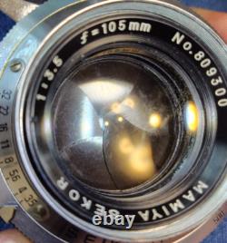 EXC+5 Mamiya C3 Pro TLR 6x6 Film Camera Sekor 105mm f/3.5 Lens From JAPAN