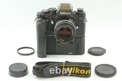 EXC+5? Nikon F3 HP MD-4 with Ai-s 50mm f/1.4 Lens 35mm SLR Film Camera JAPAN