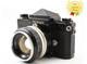 EXC+5 Nikon F Eye Level Black 35mm SLR Film Camera 50mm f1.4 Lens From JAPAN