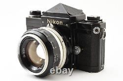 EXC+5 Nikon F Eye Level Black 35mm SLR Film Camera 50mm f1.4 Lens From JAPAN