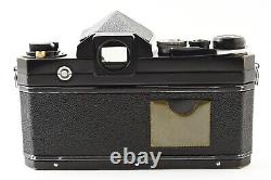 EXC+5 Nikon F Eye Level Black 35mm SLR Film Camera 50mm f1.4 Lens From JAPAN