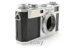 EXC+5 Nikon S2 Rangefinder Film Camera withNikkor SC 5cm 50mm F2 Lens set #AAAE