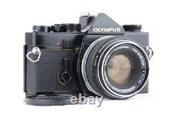 EXC+5 OLYMPUS OM-1 35mm Film Camera + F. Zuiko 50mm f/1.8 Lens from JAPAN