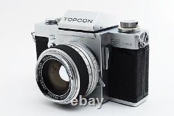 EXC+5 Topcon RE Super Film SLR Camera with Topcor 58mm 5.8cm f/1.8 Lens from JAPAN