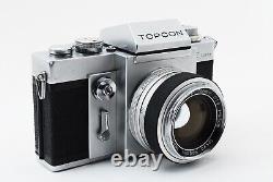 EXC+5 Topcon RE Super Film SLR Camera with Topcor 58mm 5.8cm f/1.8 Lens from JAPAN