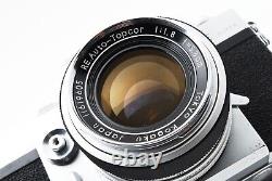 EXC+5 Topcon RE Super Film SLR Camera with Topcor 58mm 5.8cm f/1.8 Lens from JAPAN