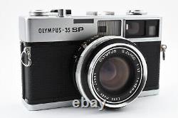 EXC+5 WithCase Olympus 35 SP Film Camera Rangefinder G 42mm f/1.7 Lens JAPAN