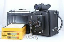EXC+5 With CUT Film VINTAGE WISTA ID PHOTO BOX CAMERA 4x5 + 130mm F/5.6 Lens