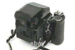 EXC+5 Zenza Bronica ETRS + Zenzanon EII 75mm F2.8 Lens AE-II Finder From JAPAN