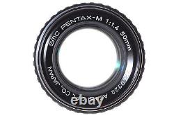 EXC+5 withLens filter Pentax ME Black SLR Film Camera Pentax-m 50mm F1.4 JAPAN