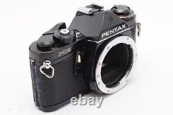 EXC+5 withLens filter Pentax ME Black SLR Film Camera Pentax-m 50mm F1.4 JAPAN