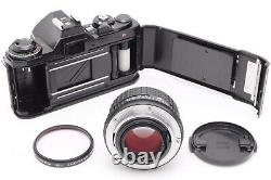 EXC+5 withLens filter Pentax ME Black SLR Film Camera Pentax-m 50mm F1.4 JAPAN