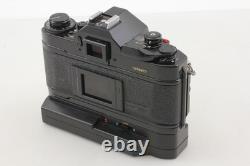 EXC+5 with Winder Canon A-1 Black 35mm Film Camera Body FD 50mm F1.4 Lens JAPAN EXC+5 with Winder Canon A-1 Black 35mm Film Camera Body FD 50mm F1.4 Lens JAPAN