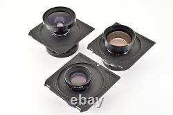 EXC+6? Horseman Woodman 45 4x5 Large Format Field Camera +3 Lens from Japan