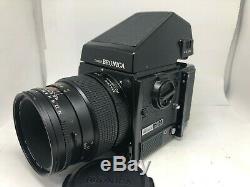 EXC+++++ BRONICA GS-1 AE Finder 120FB + PG 110mm F4 Macro Lens From Japan 0108
