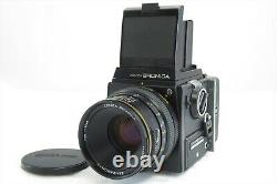 EXC+Bronica SQ Medium Format Film Camera with Zenzanon S 80mm Lens Japan #2856
